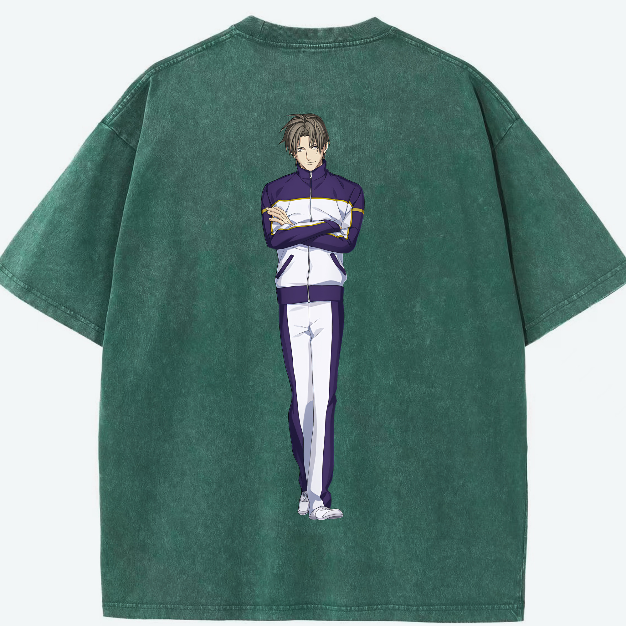 （画像用） 刀剣乱舞 Touken Ranbu 綿100% ヴィンテージ風 半袖Tシャツ（背面プリント）
